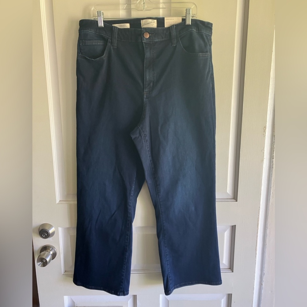 Universal Thread Dark Wash Ankle Bootcut Jeans Size 17 New With Tags - Picture 3 of 11